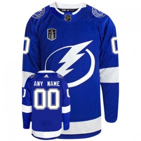Tampa Bay Lightning tröja Adidas Stanley Cup 2022 Blå Authentic - NHL Tröjor Herr